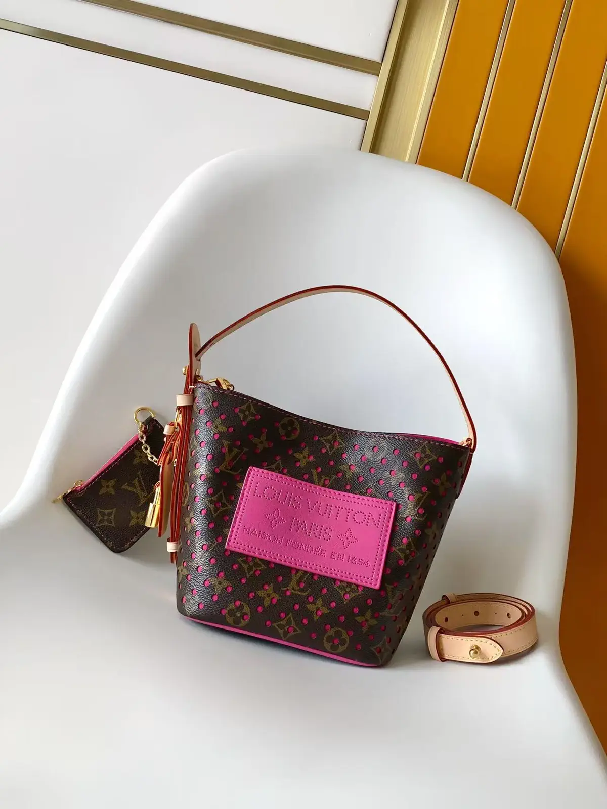 Louis Vuitton All In BB Monogram Perforated Bucket Bag image 1