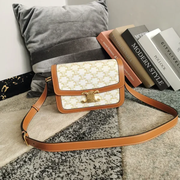 CELINE Triomphe Canvas Shoulder Bag image 1