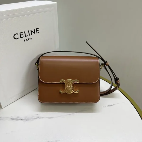 CELINE Triomphe Flap Crossbody Bag image 1