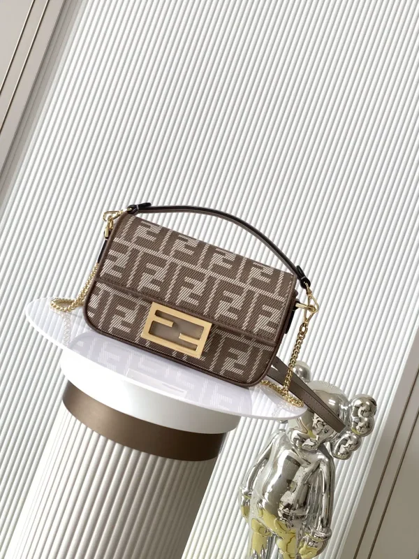 FENDI FF Pattern Baguette Bag image 1