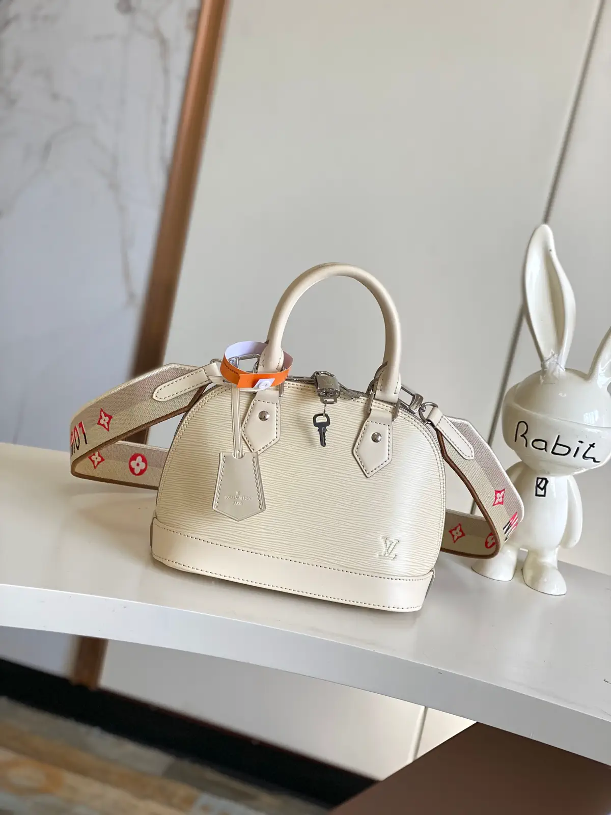 Louis Vuitton Alma BB Epi Leather Top Handle Bag image 1