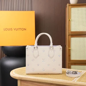 Louis Vuitton OnTheGo Small Tote Bag with Embroidered Monogram image 1