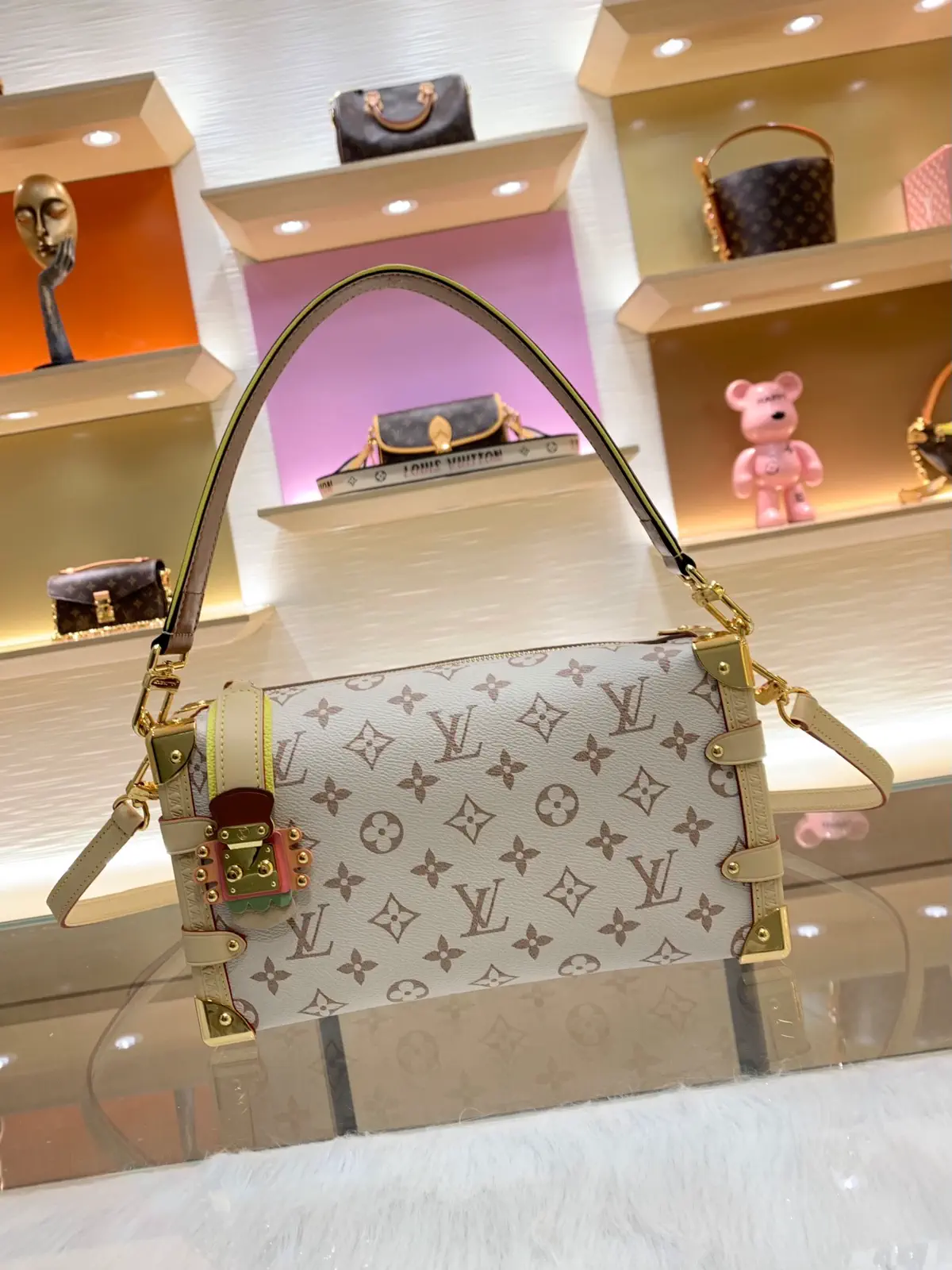 Louis Vuitton Side Trunk MM Monogram Dune Shoulder Bag image 1