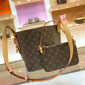 Louis Vuitton Monogram Canvas All In MM Bucket Bag image 1