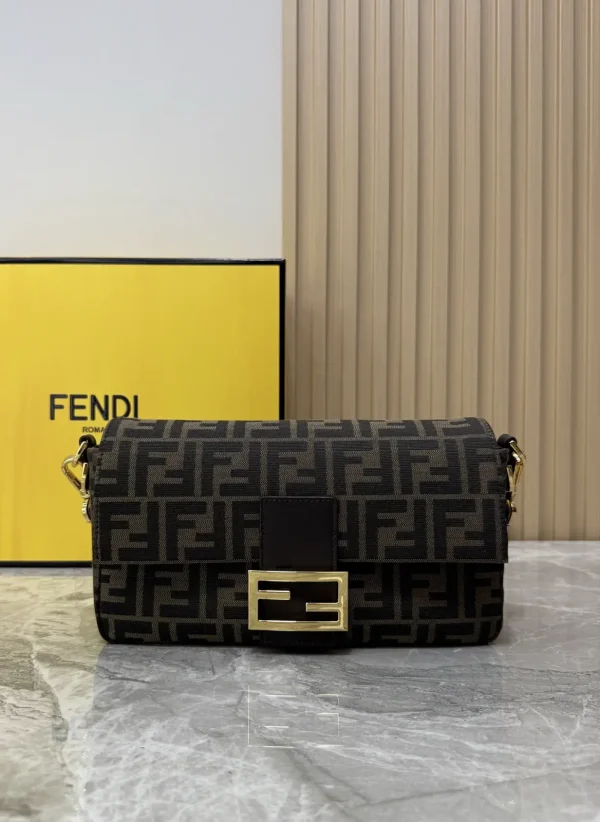 FENDI Monogram Baguette Shoulder Bag image 1
