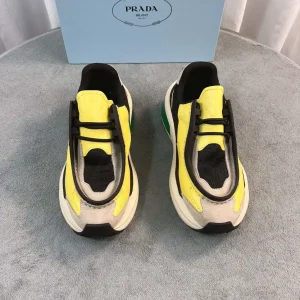 Couple Style Mesh and Leather Sneakers image 1