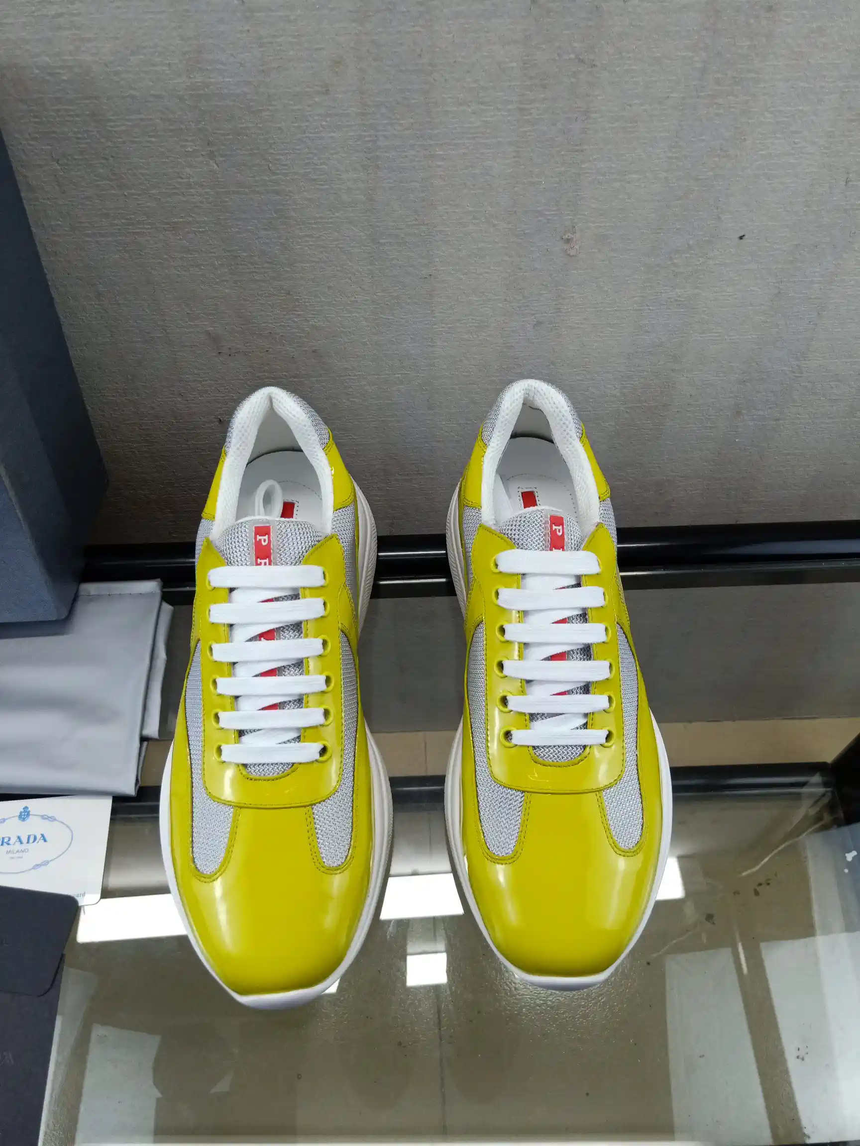 Men's Patent Leather and Mesh Shoes image 1