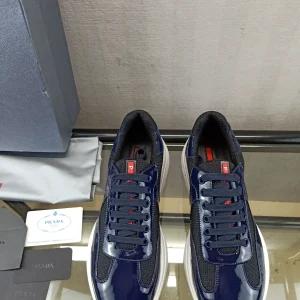 Prada Men's Leather and Mesh Shoes image 1