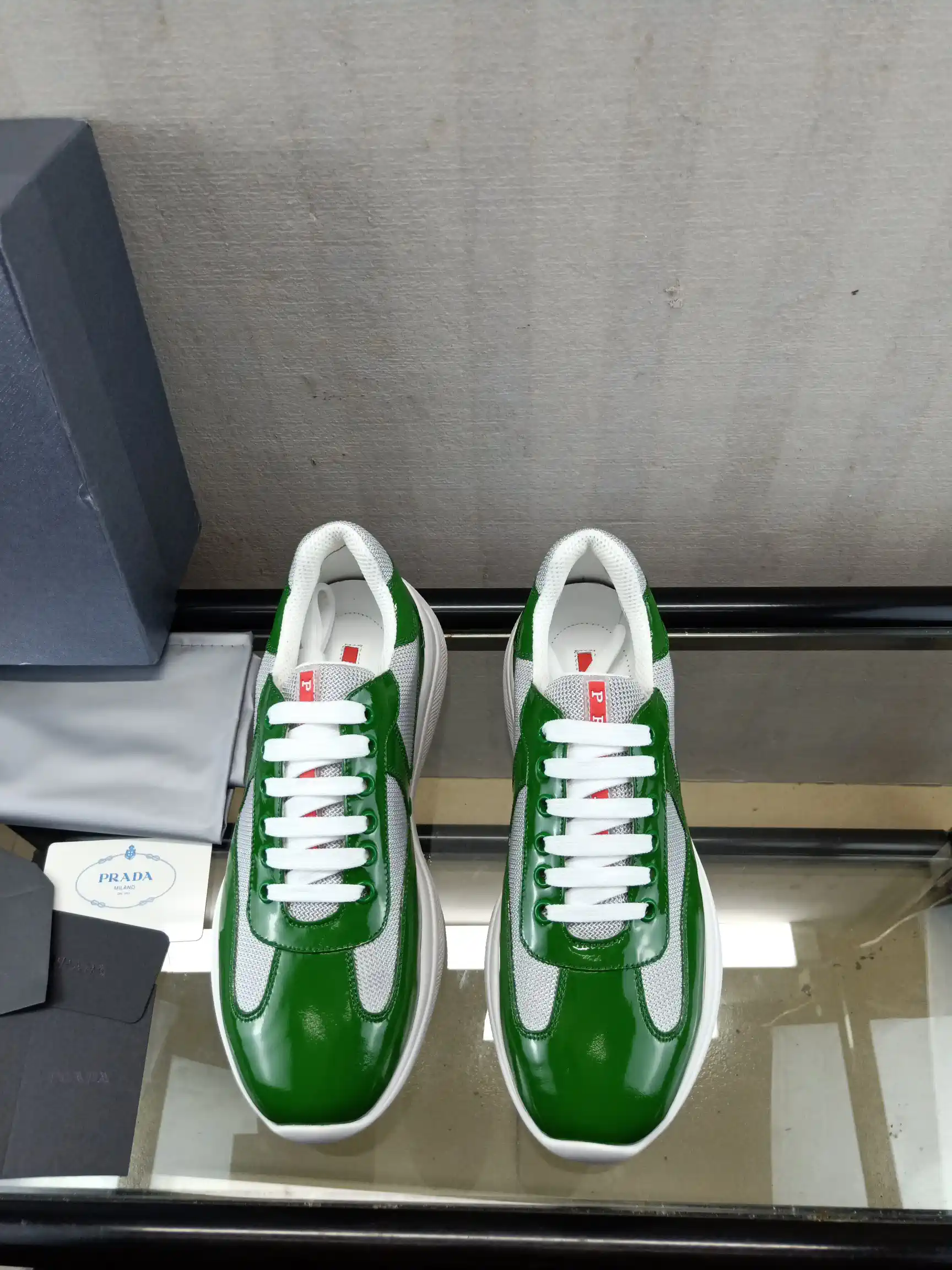 Men's Patent Leather and Mesh Shoes image 1