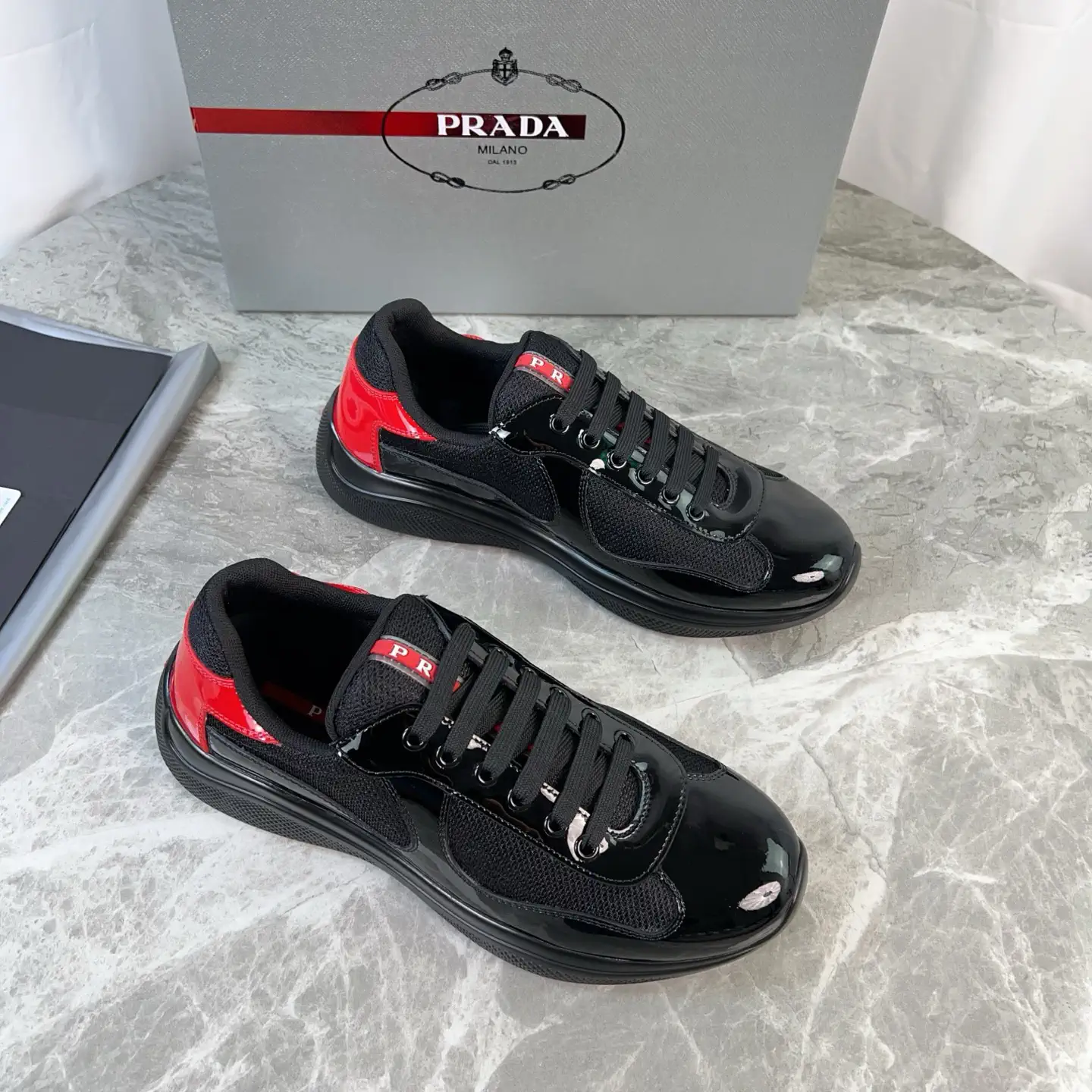 Classic Patent Leather and Mesh Shoes image 1