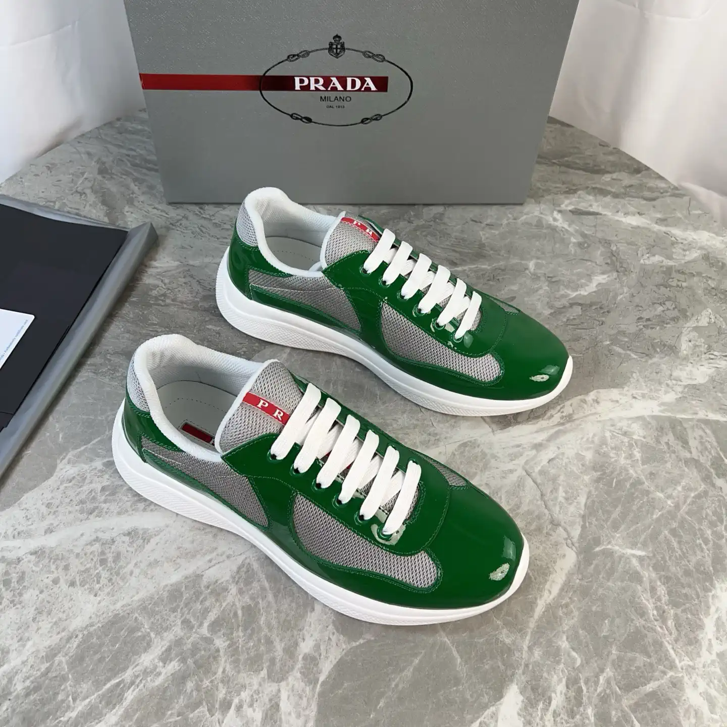 Classic Patent Leather and Mesh Casual Shoes image 1