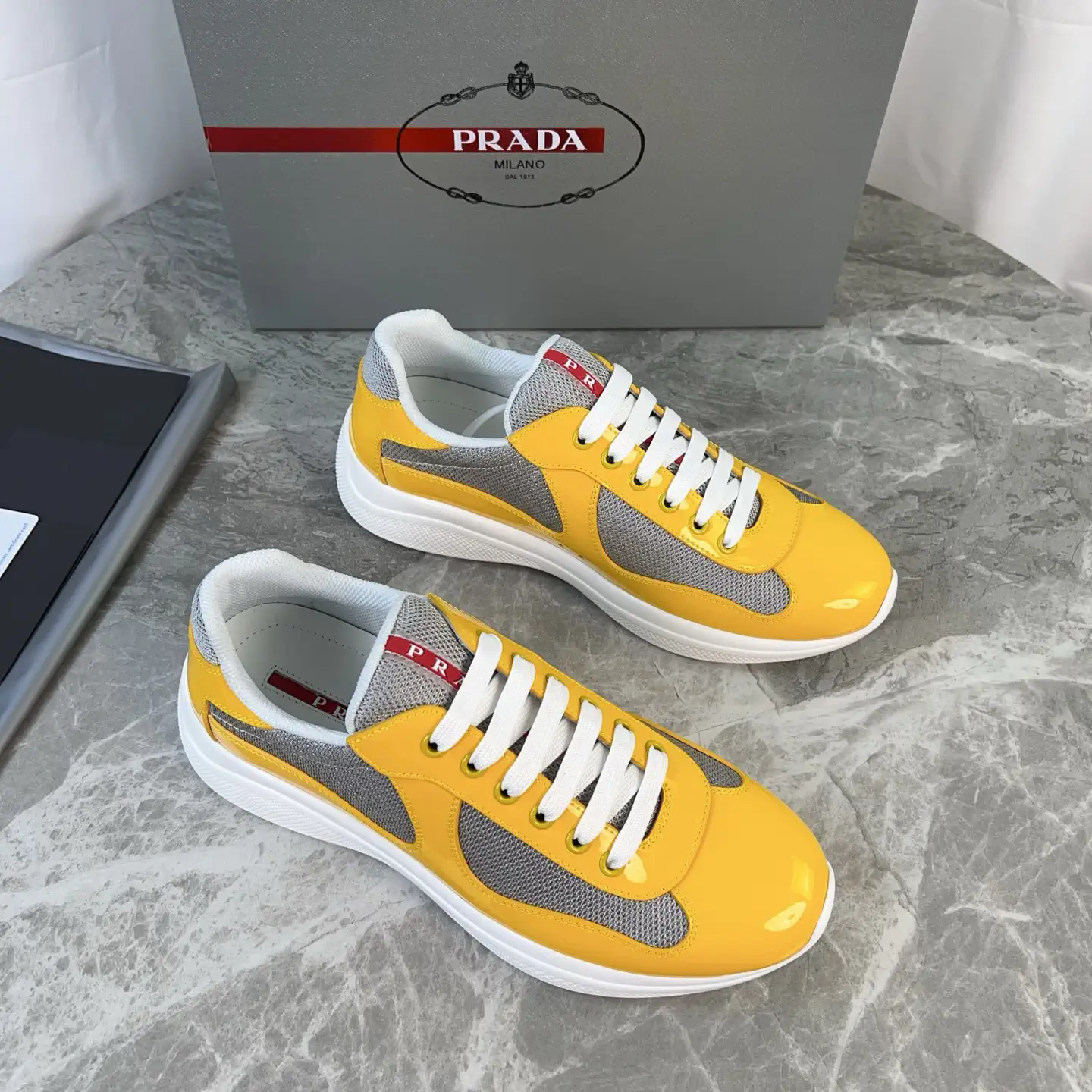 Classic Patent Leather and Mesh Casual Shoes image 1