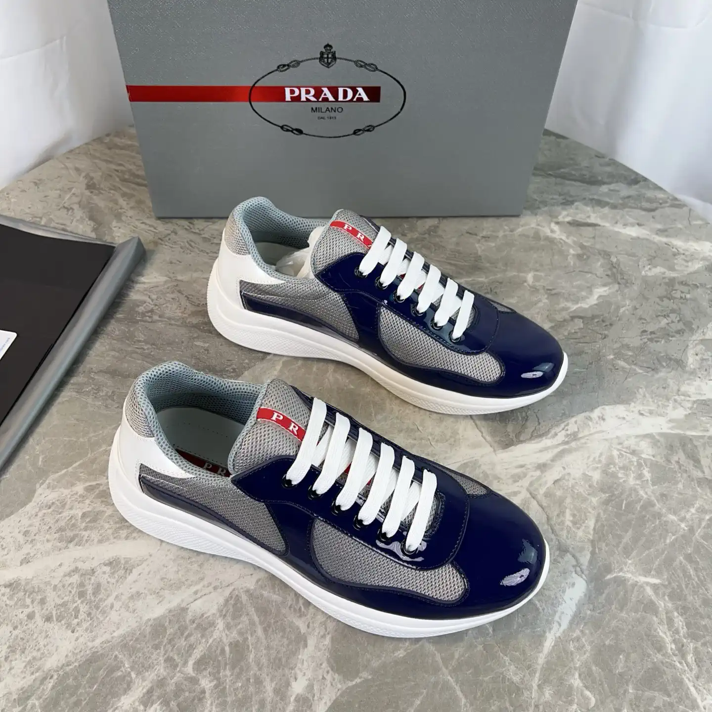 Classic Patent Leather and Mesh Casual Shoes image 1
