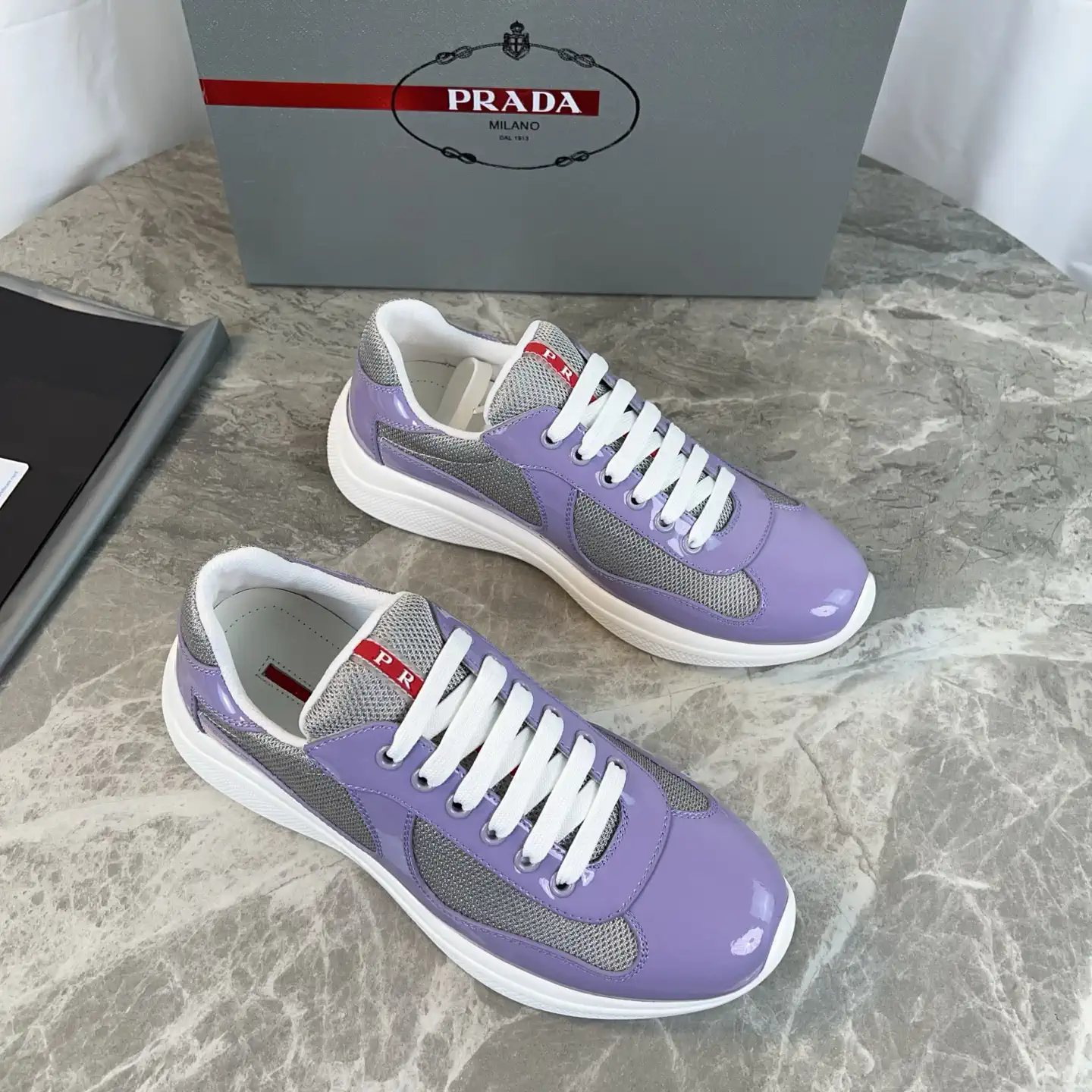 Classic Patent Leather and Mesh Casual Shoes image 1