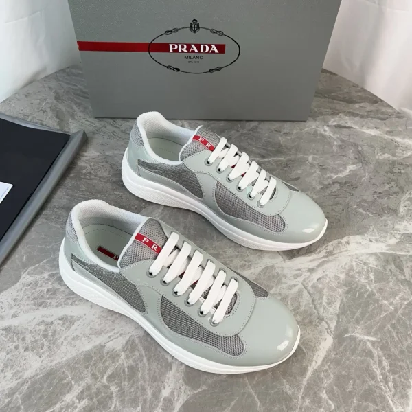 Classic Patent Leather and Mesh Casual Shoes image 1