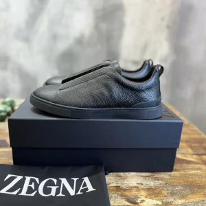 Ermenegildo Zegna Triple Stitch Men's Casual Slip-On Shoes image 1