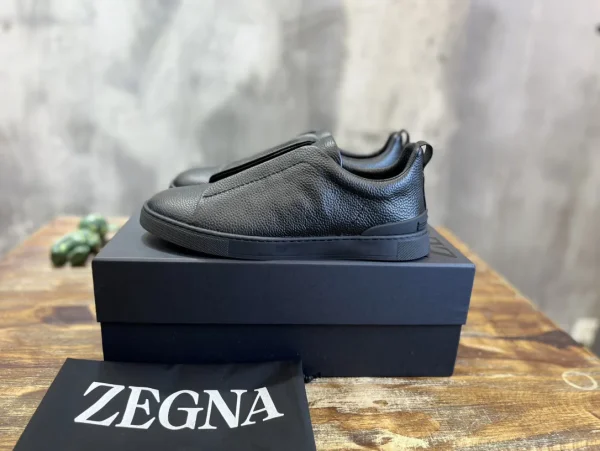 Ermenegildo Zegna Triple Stitch Men's Casual Slip-On Shoes image 1