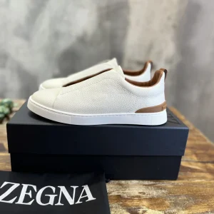Ermenegildo Zegna Triple Stitch Men's Slip-On Casual Shoes image 1