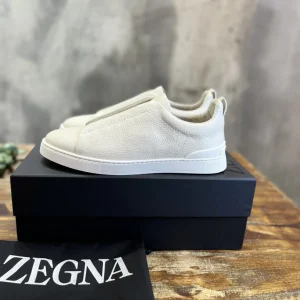 Ermenegildo Zegna Triple Stitch Men's Casual Slip-On Shoes image 1