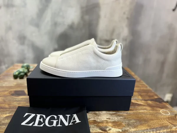 Ermenegildo Zegna Triple Stitch Men's Casual Slip-On Shoes image 1