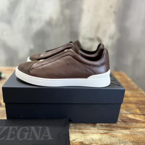 Ermenegildo Zegna Triple Stitch Men's Casual Slip-On Shoes image 1