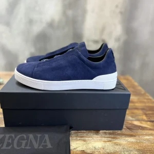 Ermenegildo Zegna Triple Stitch Men's Casual Slip-On Shoes image 1