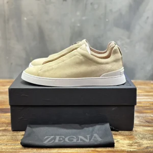 Ermenegildo Zegna Triple Stitch Men's Casual Slip-On Shoes image 1