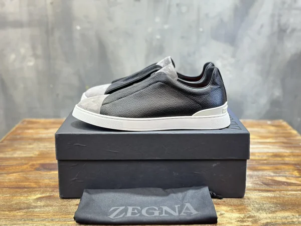 Ermenegildo Zegna Triple Stitch Men's Casual Slip-On Shoes image 1