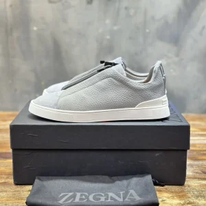 Ermenegildo Zegna Triple Stitch Men's Casual Slip-On Shoes image 1
