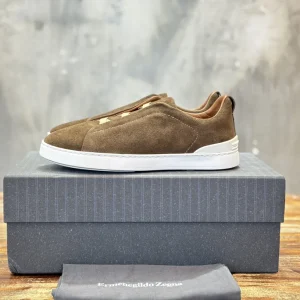 Ermenegildo Zegna Triple Stitch Men's Casual Slip-On Shoes image 1