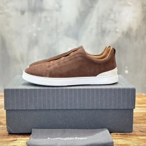 Ermenegildo Zegna Triple Stitch Men's Casual Slip-On Shoes image 1