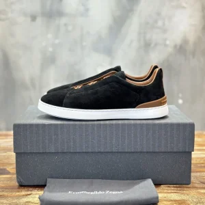 Ermenegildo Zegna Triple Stitch Men's Casual Slip-On Shoes image 1