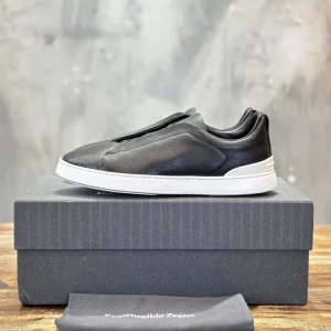 Ermenegildo Zegna Triple Stitch Men's Casual Slip-on Shoes image 1