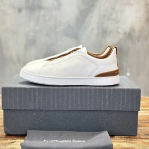 Men's Triple Stitch Deerskin Casual Slip-On Shoes image 1