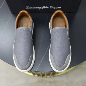 Men's Gray Slip-On Casual Shoes image 1