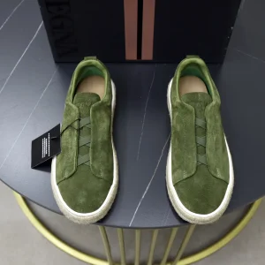 Ermenegildo Zegna Men's Suede Slip-On Casual Shoes image 1