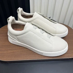 Ermenegildo Zegna SECONDSKIN Triple Stitch Low Top Casual Shoes image 1