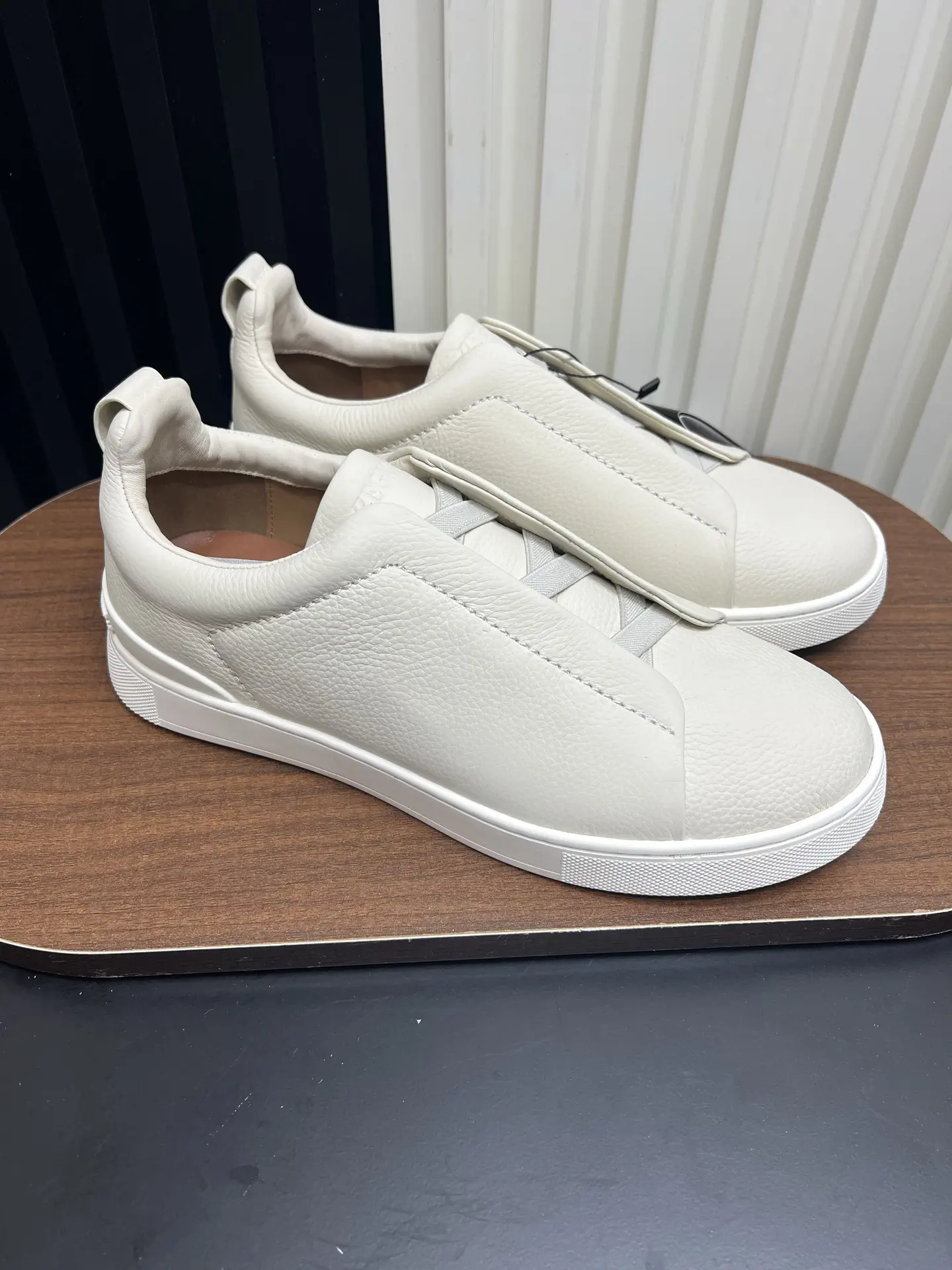 Ermenegildo Zegna SECONDSKIN Triple Stitch Low Top Casual Shoes image 1