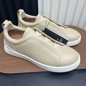 Ermenegildo Zegna SECONDSKIN Triple Stitch Low Top Casual Shoes image 1