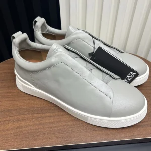 Ermenegildo Zegna SECONDSKIN Triple Stitch Low Top Casual Shoes image 1
