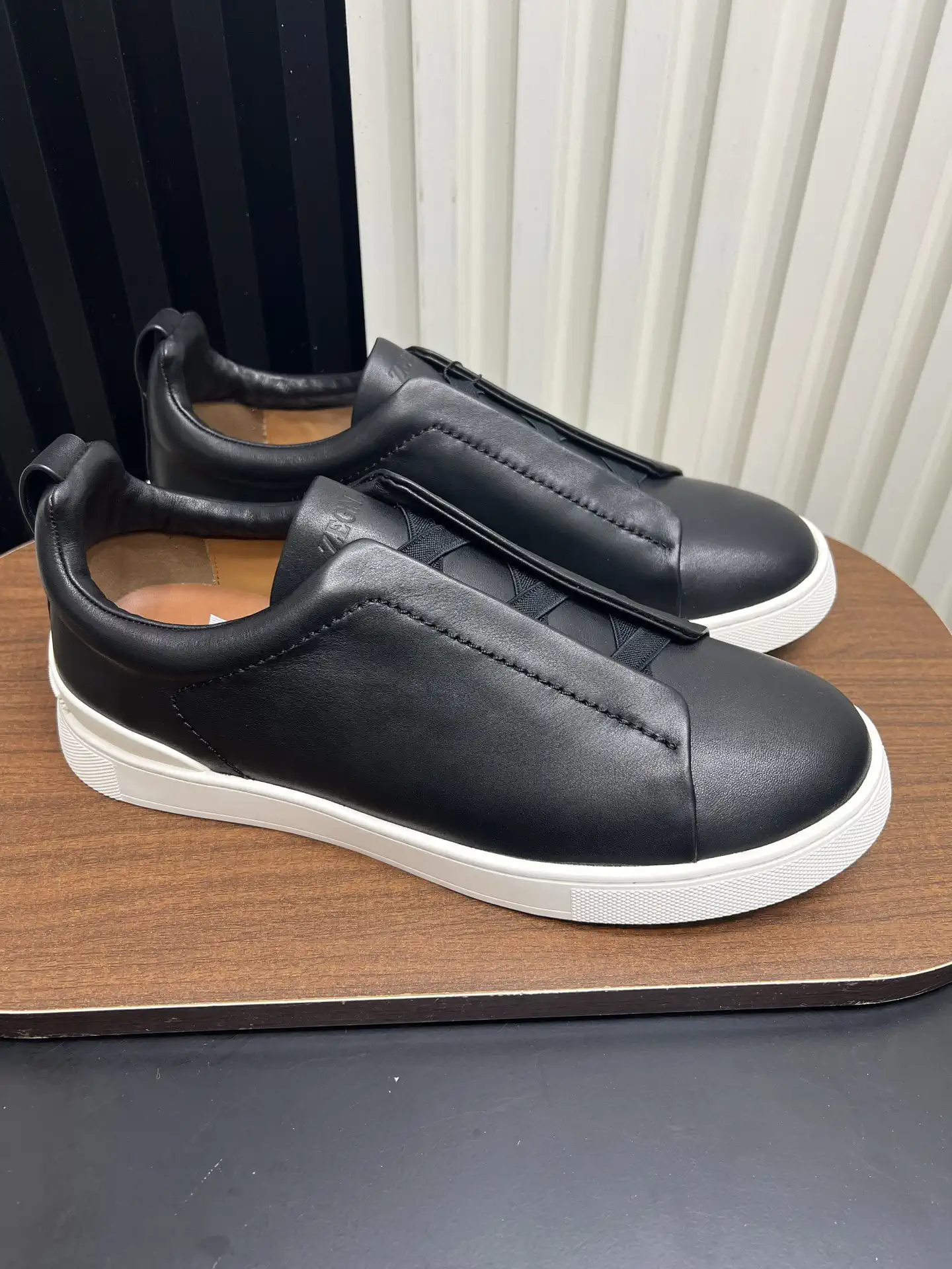 Ermenegildo Zegna SECONDSKIN Triple Stitch Low Top Casual Shoes image 1