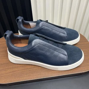 Ermenegildo Zegna SECONDSKIN Triple Stitch Low-Top Casual Shoes image 1