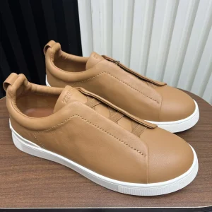 Ermenegildo Zegna SECONDSKIN Triple Stitch Low Top Casual Shoes image 1