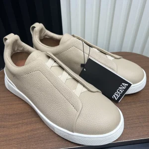 Ermenegildo Zegna SECONDSKIN Triple Stitch Low Top Casual Shoes image 1