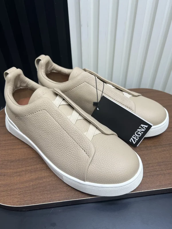 Ermenegildo Zegna SECONDSKIN Triple Stitch Low Top Casual Shoes image 1