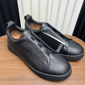 Ermenegildo Zegna SECONDSKIN Triple Stitch Low Top Casual Shoes image 1