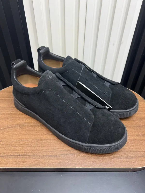 Ermenegildo Zegna SECONDSKIN Triple Stitch Low Top Casual Shoes image 1