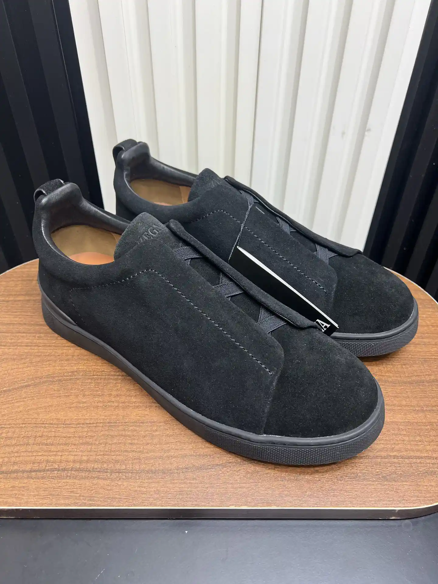 Ermenegildo Zegna SECONDSKIN Triple Stitch Low Top Casual Shoes image 1
