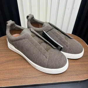 Ermenegildo Zegna SECONDSKIN Triple Stitch Low Top Casual Shoes image 1