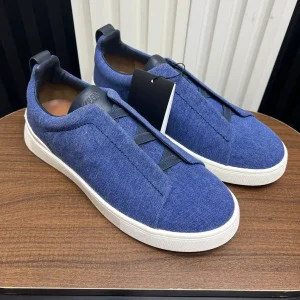 Ermenegildo Zegna SECONDSKIN Triple Stitch Low Top Casual Shoes image 1